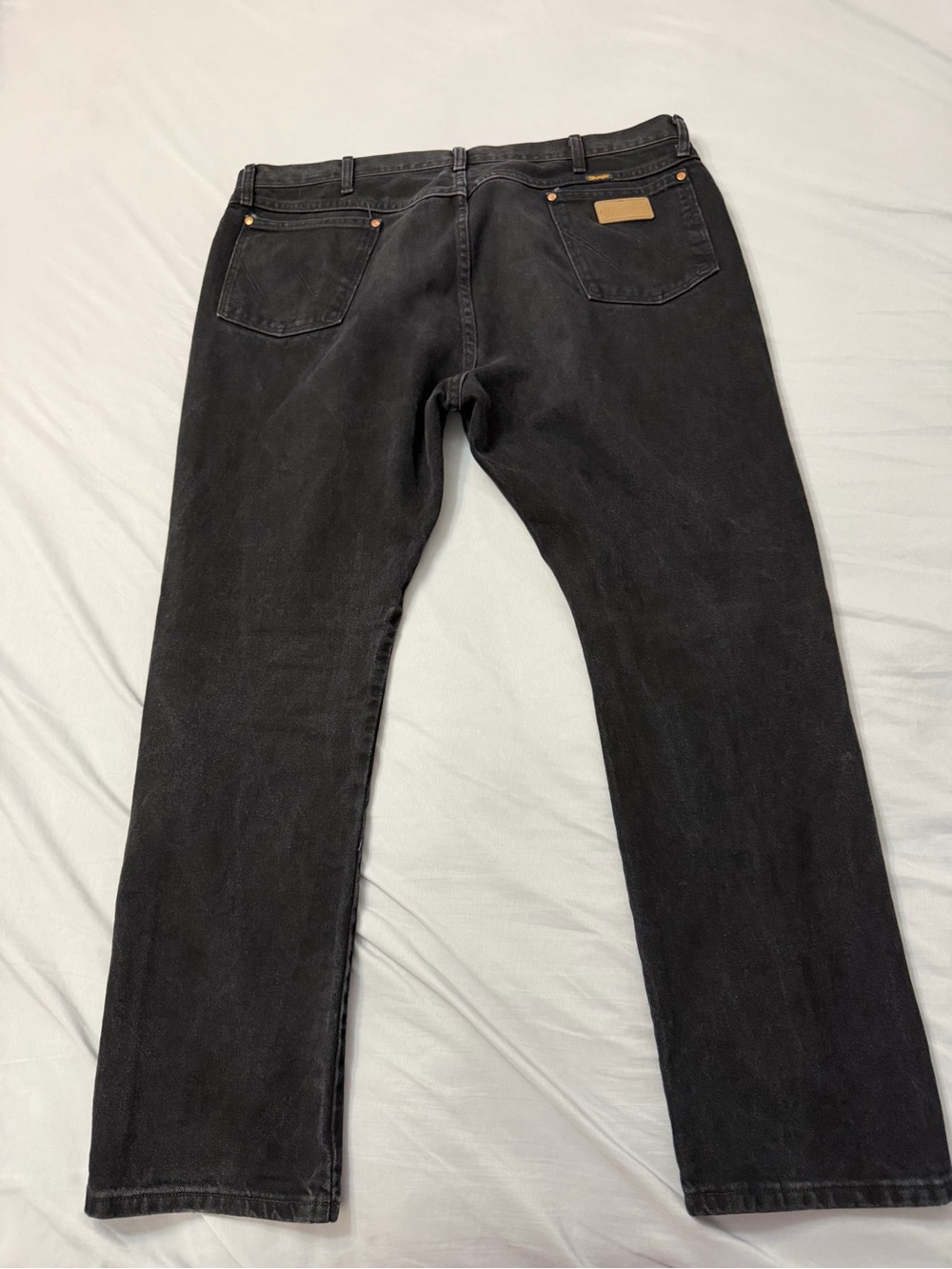 Wrangler Mens Jeans Black Size 42x32